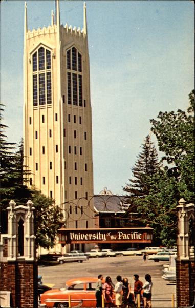 Burns Tower, University of Pacific Stockton California