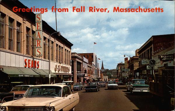 Downtown Business District, Fall River Massachusetts