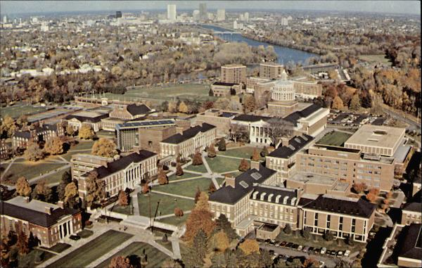Aerial View of the River Campus Rochester New York