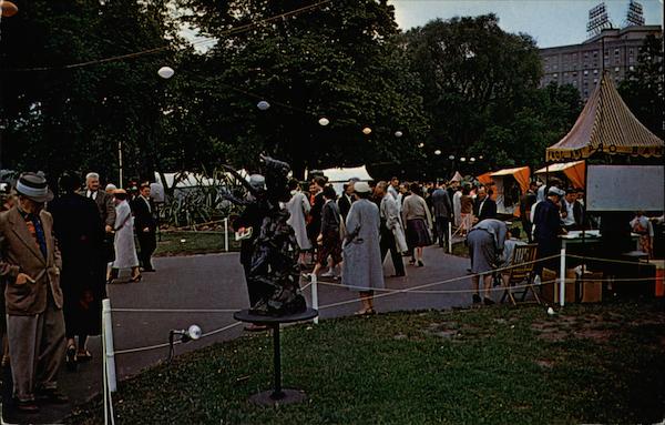 Boston Art Festival at Public Gardens Massachusetts