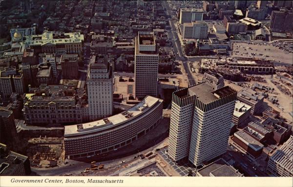 View of Government Center, Boston, Massachusetts