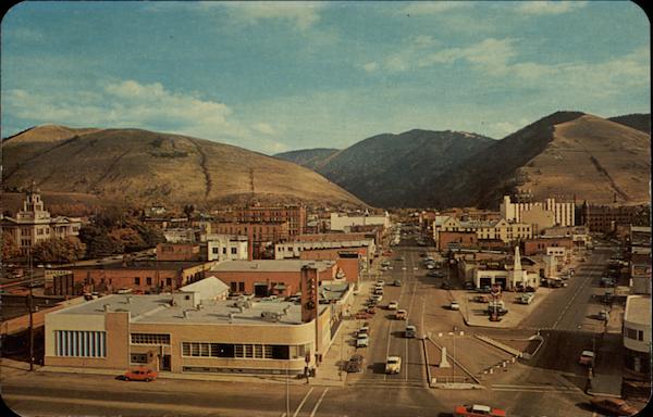 City Center Photo From Atop Fox Theatres Tower Missoula Montana