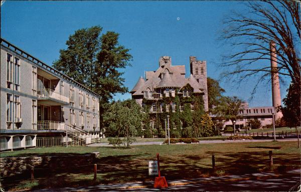 The Administration Building and Davis Hall at University of Rhode