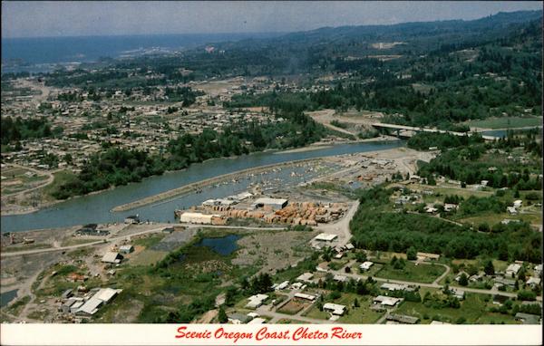 Scenic Oregon Coast Chetco River Brookings Harbor