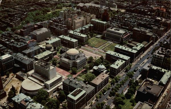 Aerial View of Columbia University Section New York