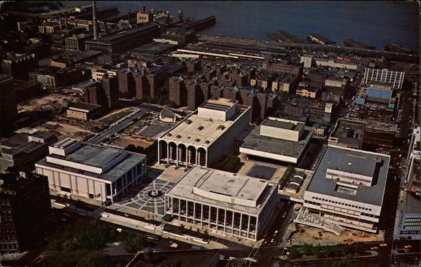 Aerial View of Lincoln Center for the Performing Arts New York