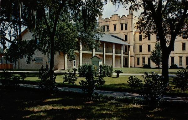 Chapel-Dining Hall Wing--ST Charles College Grand Coteau Louisiana