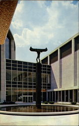 Fountain Court - Cobo Hall and Convention Arena Postcard
