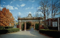 University Gate, Ohio University Postcard