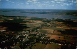 Aerial View of Andover, Ohio Postcard Postcard