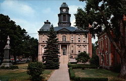 Holmes County Courthouse Millersburg, OH Postcard Postcard