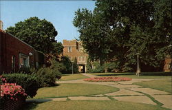 View of the Quadrangle at the University of Iowa Postcard
