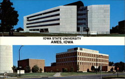 College of Design Building and George R. Town Engineering Building, Iowa State University Postcard