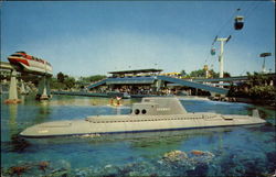 Submarine Ride, Disneyland Postcard