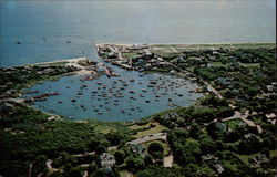 Aerial View of Wychmere Harbor, Harwich Port Cape Cod, MA Postcard Postcard