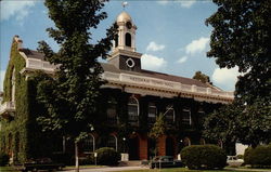 Needham Town Hall Massachusetts Postcard Postcard