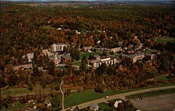 Aerial View Houghton College Campus Postcard