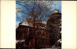 College Hall, C.W. Post College in Brookville Postcard