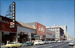 Downtown Sacramento, K Street near 10th St. Business District California Postcard Postcard