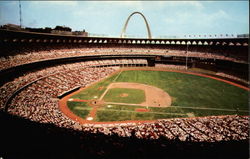 Busch Memorial Stadium St. Louis, MO Postcard Postcard