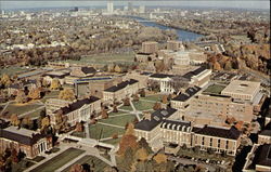 Aerial View of the River Campus Postcard