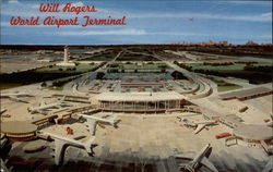 Will Rogers World Airport Terminal Postcard