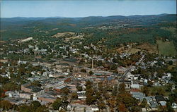 Aerial View Claremont, NH Postcard Postcard
