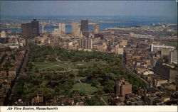 Aerial View Boston, MA Postcard Postcard