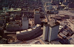 View of Government Center, Boston, Massachusetts Postcard Postcard