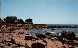 Picturesque shoreline Weekapaug, RI Postcard Postcard