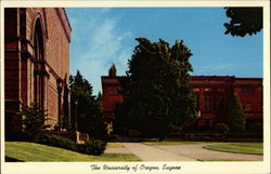 The University of Oregon, Eugene Postcard