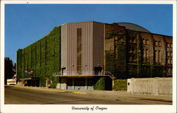 McArthur Court, University of Oregon Postcard