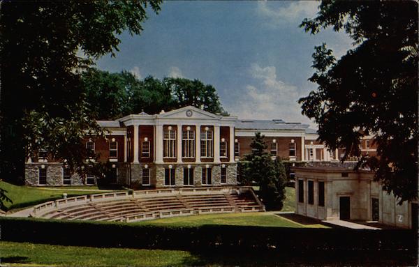 McIntire Amphitheatre and Cooke Hall, University of Virginia Charlottesville