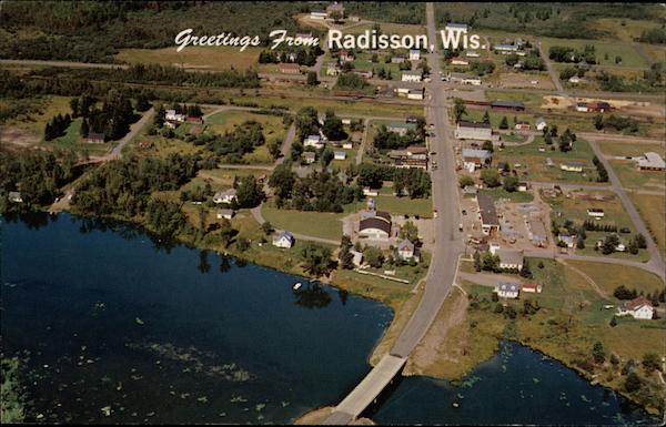 Greetings from Radisson, Wis Wisconsin