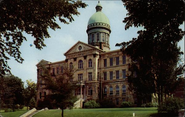 Old Main, Classroom Building of Augustana College Rock Island Illinois
