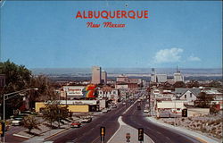 Albuquerque skyline New Mexico Postcard Postcard