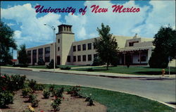 Mitchell Hall, University of New Mexico Postcard