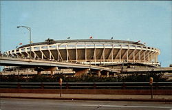 Cincinnati Riverfront Stadium Postcard