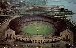 Cleveland Municipal Stadium Ohio Postcard Postcard