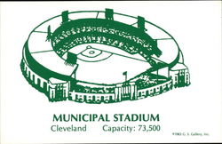 Municipal Stadium Postcard