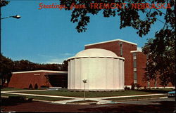 Swanson Hall of Science, Midland Lutheran College Postcard