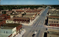 K430- Business Section, Looking North Postcard