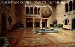 Fountain Court - Joslyn Art Museum Omaha, NE Postcard Postcard