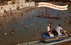 Peony Park - 78th & Dodge Postcard