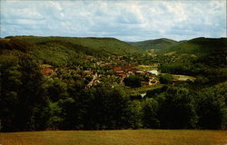 Bird's-Eye View of Philippi West Virginia Postcard Postcard