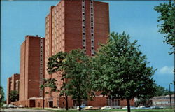 Twin Towers Residence Hall - Marshall University Huntington, WV Postcard Postcard