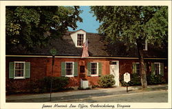 James Monroe's Law Office Fredericksburg, VA Postcard Postcard