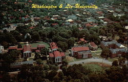 Aerial View of Washington and Lee University Postcard