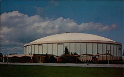 Brown County Veteran's Memorial Arena Green Bay, WI Postcard Postcard
