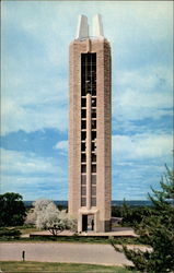 Memorial Campanile - Kansas University Postcard